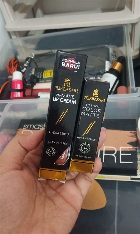 Purbasari Hi Matte Lip Cream Lipstick Kesehatan Kecantikan Rias