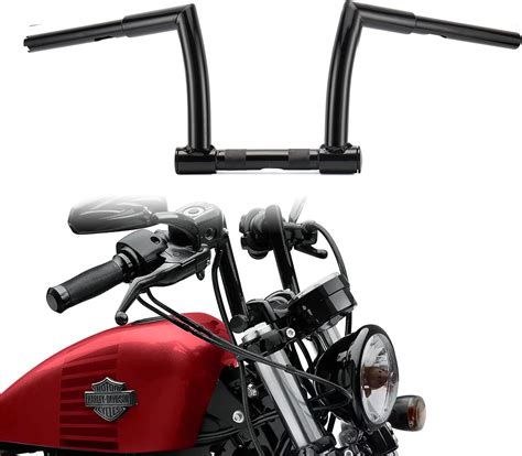 Amazon TIGERSGATE Gloss Black 8 Chizeled Bar 1 25 Fat Handlebars