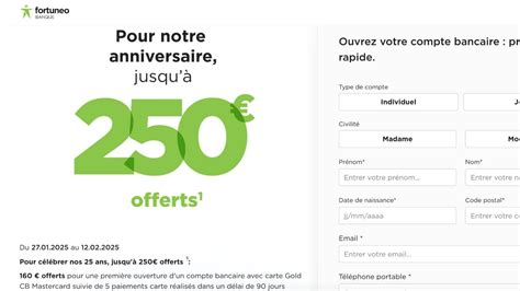 Banque En Ligne Jusqu Euros Offerts Chez Fortuneo Voici