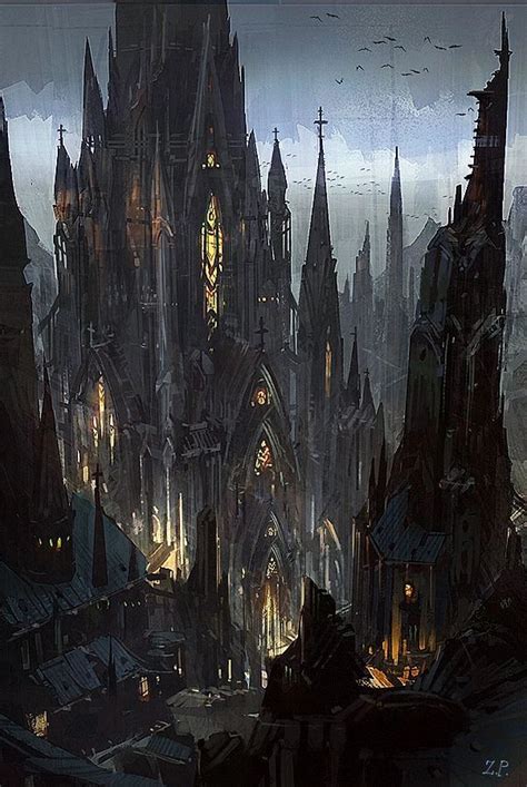 A Pure Gothic Landscape Gothic Landscape Fantasy Landscape Fantasy