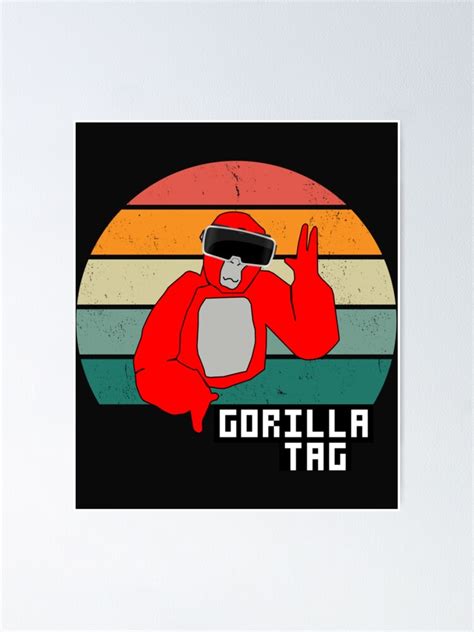 Gorilla Tag Pfp Maker VR Poster For Sale By Eternalwildflo Redbubble