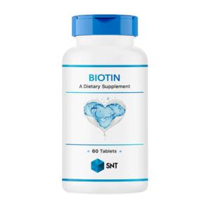 Биотин SNT Biotin 10000mcg, 60tab