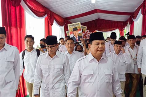 Prabowo Subianto Menghadiri HUT Ke 15 Partai Gerindra ANTARA News