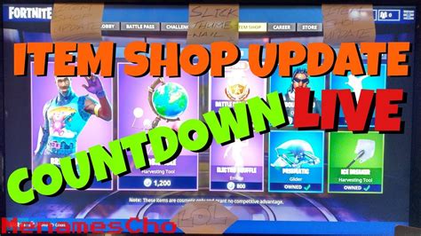 🔊menameschos Live Ps4 💫 Item Shop Update 📺 Countdown 🕒 Fortnite Battle