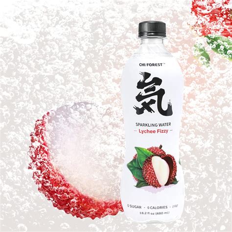 Amazon Chi Forest Sparkling Water Lychee Fizzy Flavored Bubbly