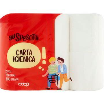 Carta Igienica Veli X Coop Gli Spesotti Pz Coop Shop