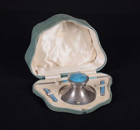 Traveling Desk Set England 1910 Sold At Auction On 15th February