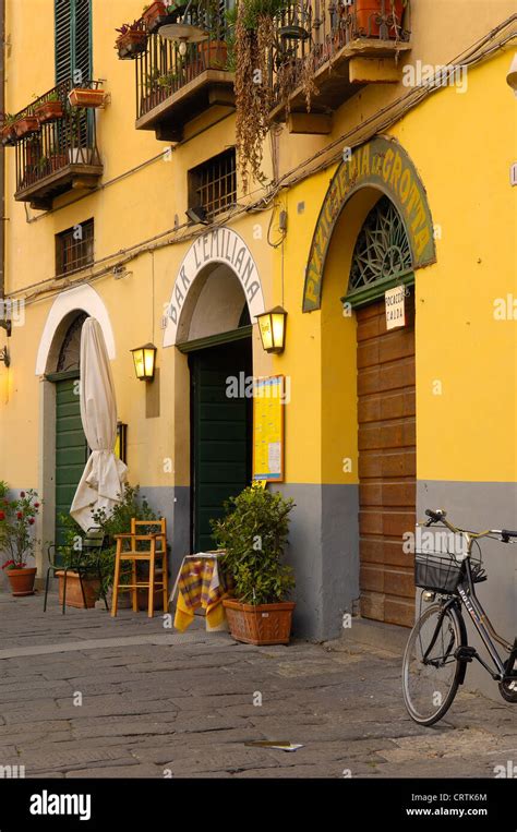 Lucca Anfiteatro Square Piazza Anfiteatro Tuscany Italy Europe
