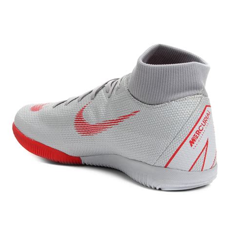 Chuteira Futsal Nike Mercurial Superfly 6 Academy Cinza Shop Timão