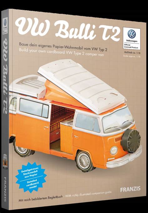 Build Your Own Vw Type Camper Van Scale By Franzis Verlag Vw