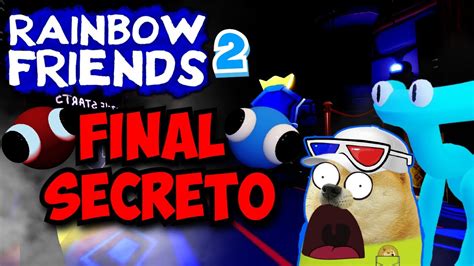 FINAL SECRETO RAINBOW FRIENDS 2 I Jugando Rainbow Friends 2 Con Los