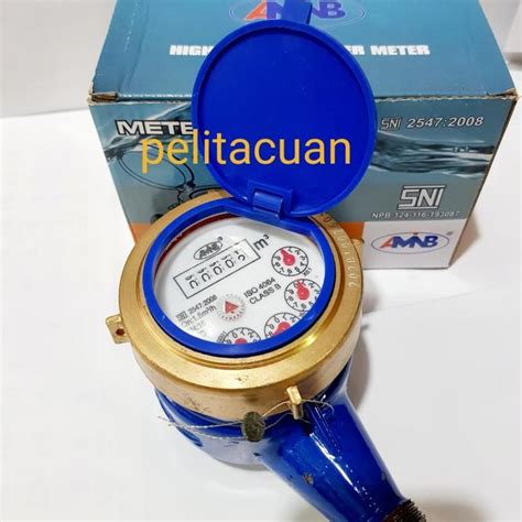 Jual Meteran Air Pdam Sni Besi Alat Meteran Pam Water Meter Amb