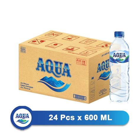 Jual Aqua Botol Air Mineral Ml Isi Botol Per Dus Shopee Indonesia