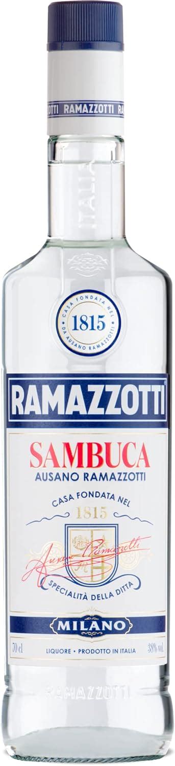 Ramazzotti Sambuca Likör Italienischer Anislikör mit einer Auswahl an