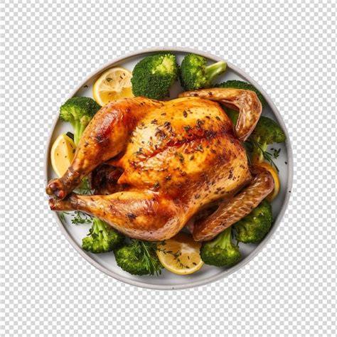 Premium Psd Whole Fresh Roasted Chicken