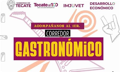 Invita Gobierno de Tecate al primer corredor gastronómico juvenil