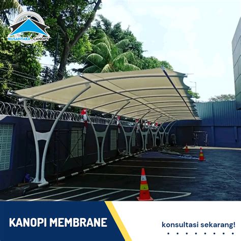 Jual Canopy Membran Bergaransi Tenda Membrane Tempat Parkir Jakarta