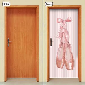 Adesivo Decorativo De Porta Ballet Bailarina 2052cnpt Leroy Merlin