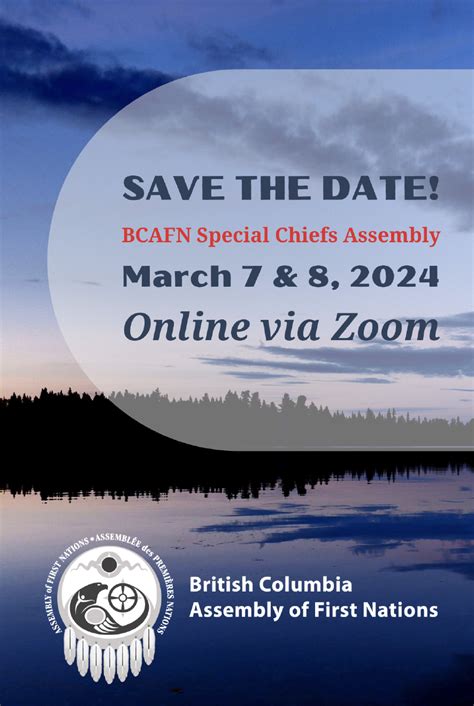 Bcafn 20th Annual Special Chiefs Assembly British Columbia Assembly