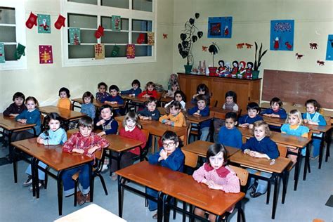 Photo De Classe Maternelle Section Moyens Grands De 1973 Ecole