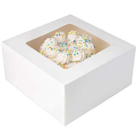 Gm White Kraft Paper Cake Box At Rs Piece Paper Cake Box In