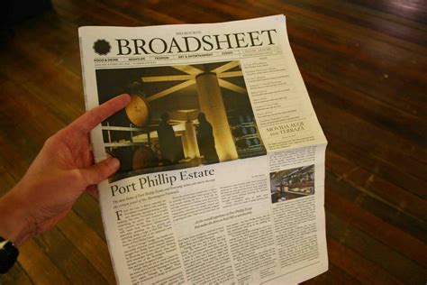 broadsheet broadsheet