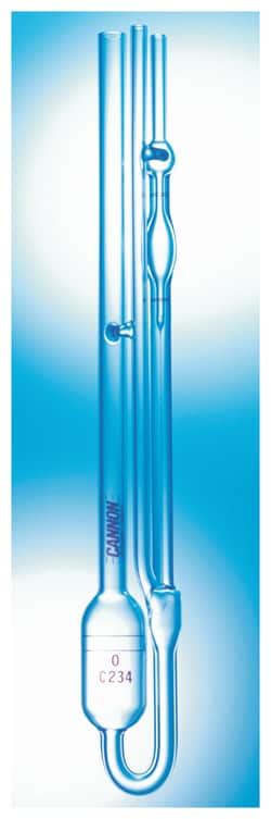 Cannon Ubbelohde Calibrated UBC Series Viscometers Flow Analysis