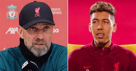 Roberto Firmino Responds To Jurgen Klopp After Sudden Decision Made On