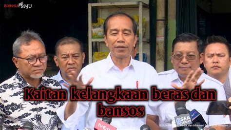 Jokowi Datang Ke Pasar Induk Cipinang Memastikan Stok Barang Aman