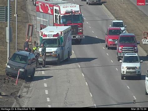 YYC Transportation On Twitter UPDATE Traffic Incident On SB