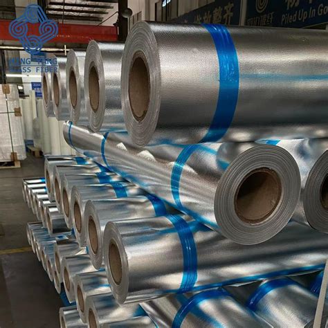 Factory Price High Quality Laminated Aluminum Foil Coated Glass Fiber