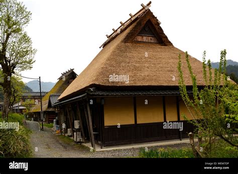 Historic Japanese Mountain House In Rural Japan Stock Photo Alamy