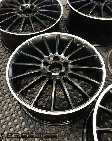 Mercedes C63 Amg Wheels Re Finished Refurbished And Diamond Turned And Now Back To Oe Standards