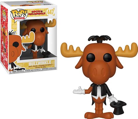 Funko POP Animation 447 Rocky Bullwinkle Magician Bullwinkle