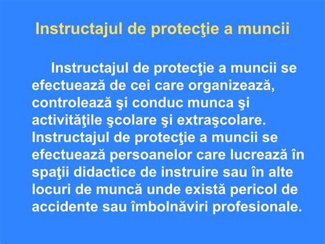 PPT INSTRUCTAJ PROTEC ŢIA MUNCII PowerPoint Presentation free