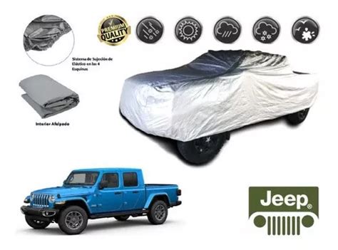 Lona Cubreauto Afelpada Premium Jeep Gladiator Meses Sin Inter S