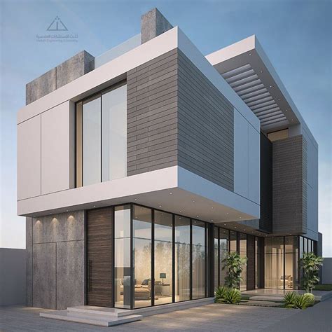 An Architectural Rendering Of A Modern House