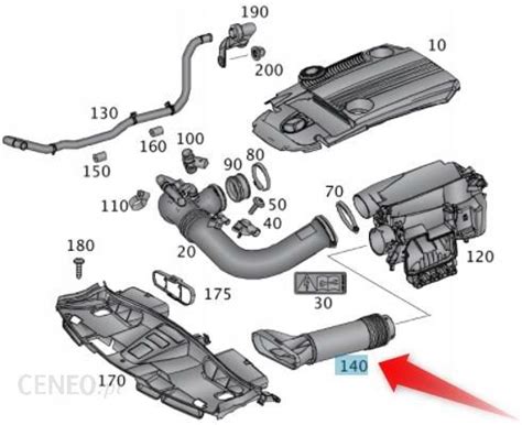 Mercedes Benz Oe Mercedes Benz Oe Rura Dolot Wlot Powietrza Slk R172