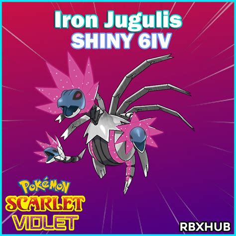 Iron Jugulis Shiny 6IV Pokemon Scarlet and Violet Lv100 - Etsy