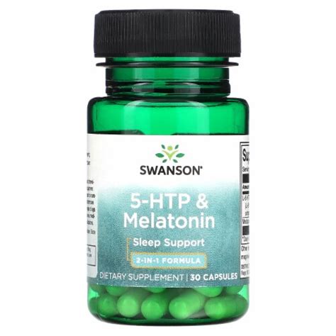 Swanson 5-HTP & Melatonin - 30 Capsules, 30 Count - Harris Teeter