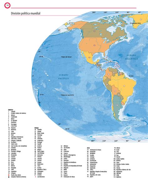 Cartografía De México Y El Mundo Página 10 De 193 Libros De Texto