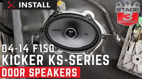 F150 Kicker KS Series Door Speaker Install On 2011 F150 Crew Cab YouTube