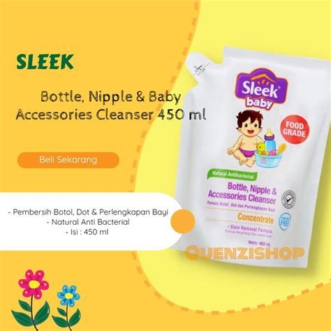 Jual Pembersih Botol Dot Dan Perlengkapan Bayi Sleek Baby Bottle