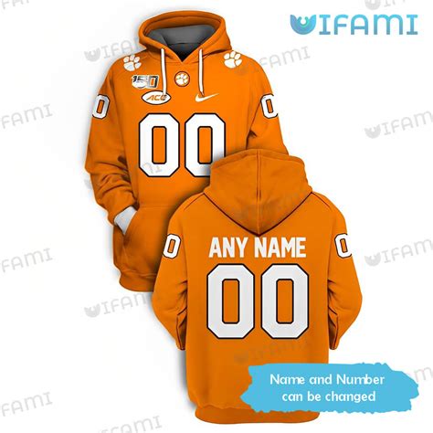 Clemson Tigers Hoodie 3D Custom Name Number Clemson Gift - Personalized
