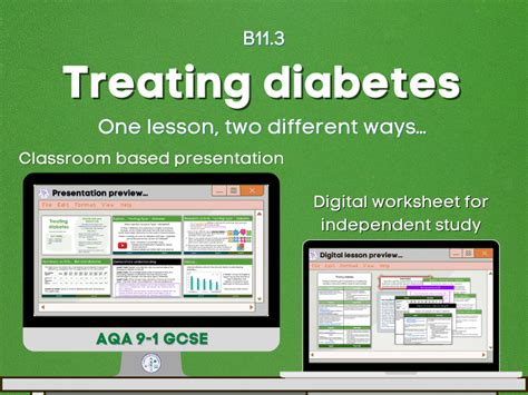 Treating Diabetes Lesson Bundle Teaching Resources