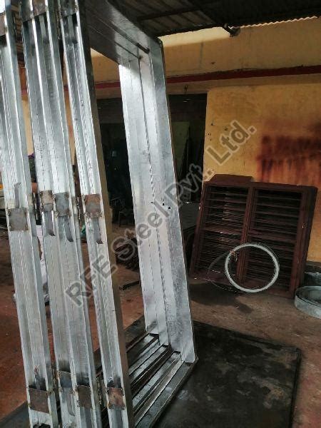 Non Polished Plain Pressed Steel Door Frames Production Capacity 500