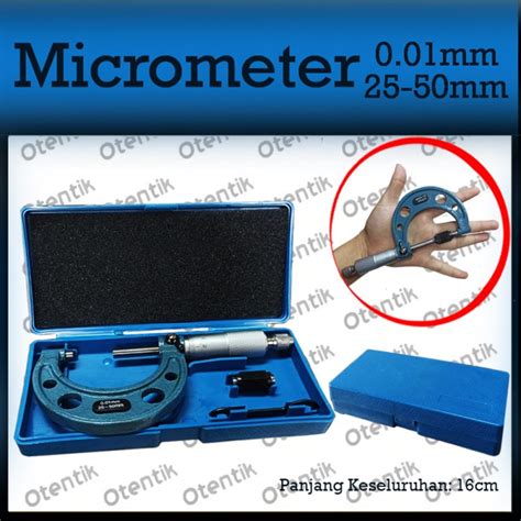 Jual Outside Micrometer Mm Mikrometer Diameter Luar Alat Ukur