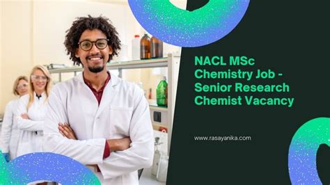 NACL MSc Chemistry Job Senior Research Chemist Vacancy