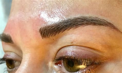 One Microblading Session Lash And Brow Wow Groupon