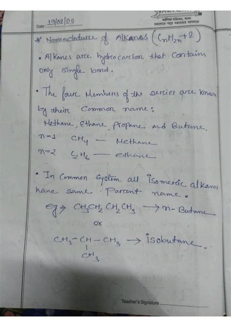 SOLUTION Nomenclature Of Alkanes Organic Chemistry Studypool